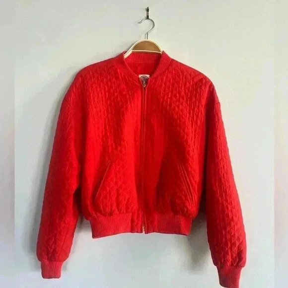 Vintage Bomber Jacket Saks fifth avenue red - Picture 1 of 5